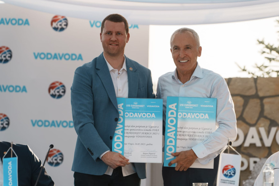 Na  prirodnom izvoru snage: VODAVODA i Košarkaški savez Srbije nastavljaju saradnju