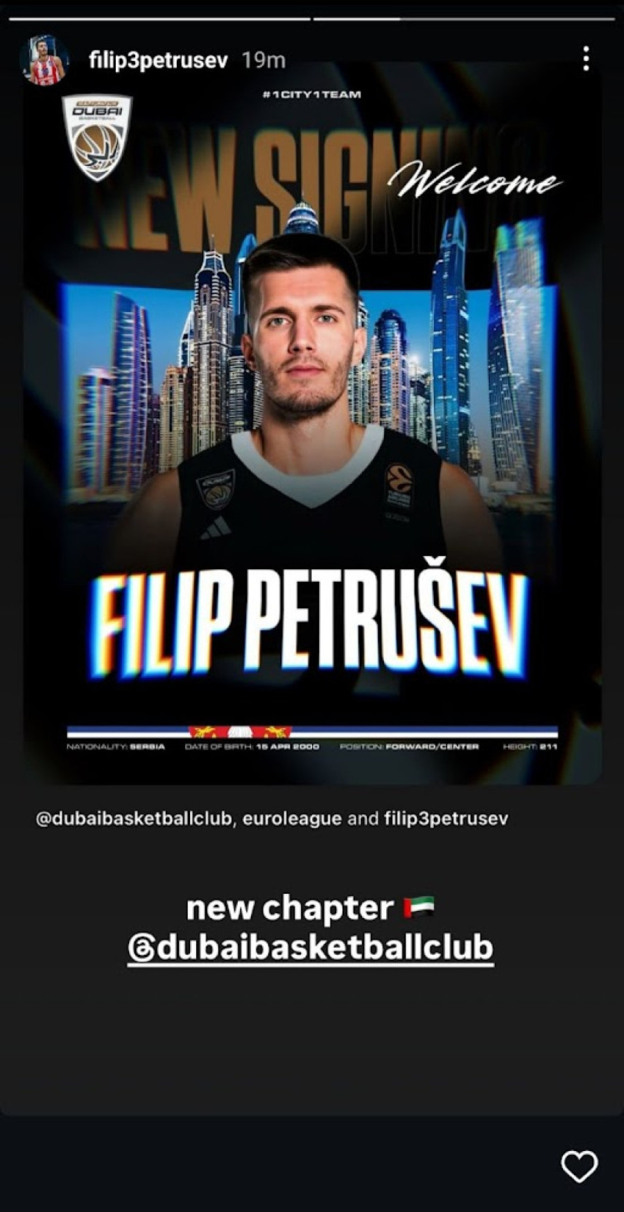 Javio se Petrušev FOTO