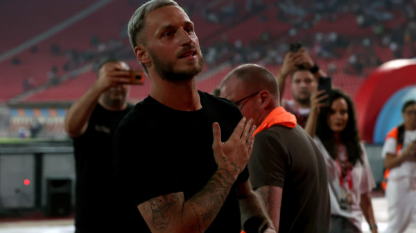 Marko Arnautović se rasplakao pred "Delijama" VIDEO