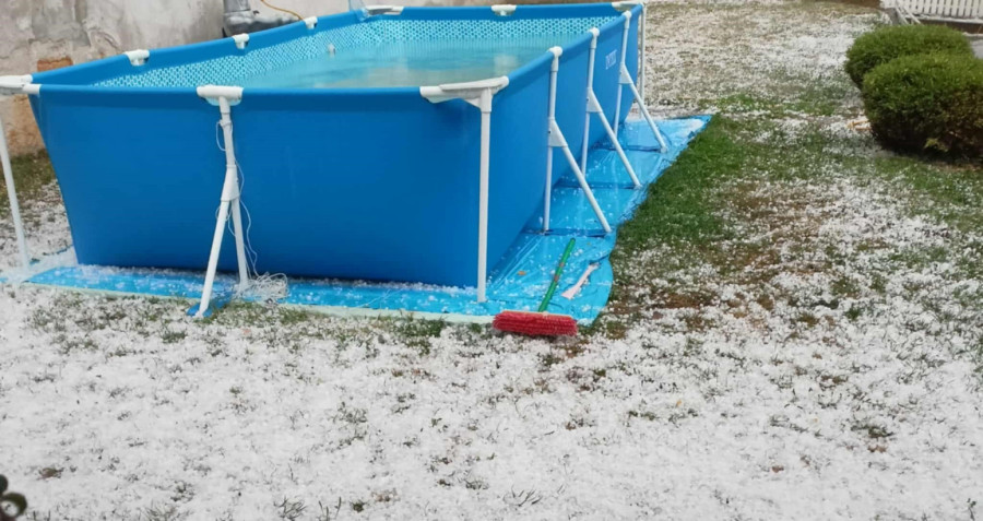 Tukao je grad veličine lešnika – za par minuta sve je obelelo FOTO