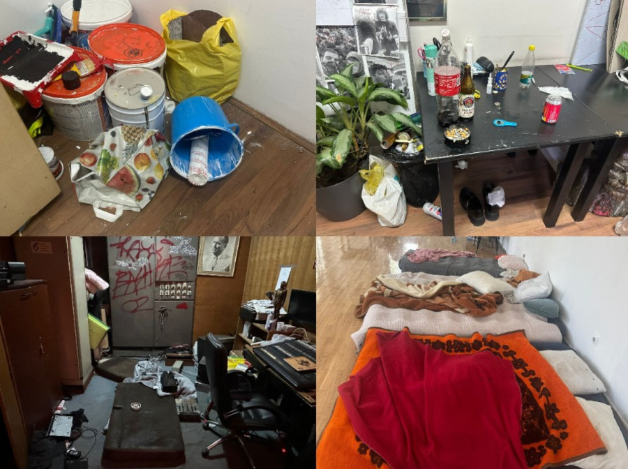 Blokaderka: Oni koji su boravili u SKC bili su malo neuredni FOTO