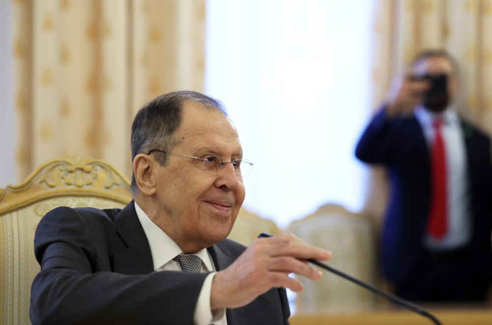 Lavrov na Aljasci u dukserici "SSSR": Objasnio novinarima kakav je stav Rusije VIDEO