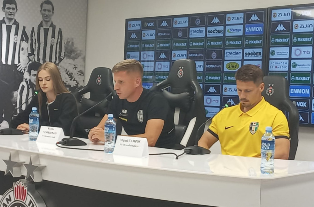 Trener Oleksandrije pred Partizan: "Znamo kakav nas ambijent čeka"