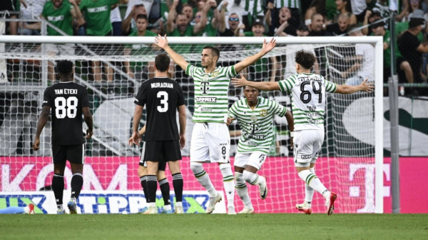 Pešićev gol pogurao Fradi do prolaza – Lazetić nesrećno ispao