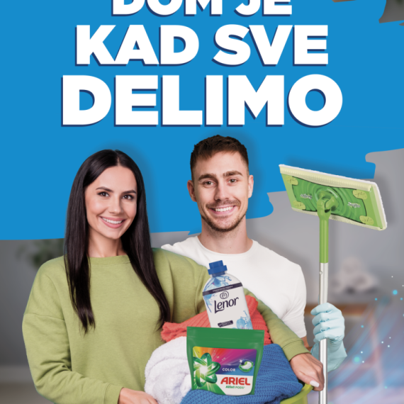 Procter & Gamble i Lidl pokrenuli kampanju za ravnopravnu podelu kućnih poslova – Dom je kada sve delimo