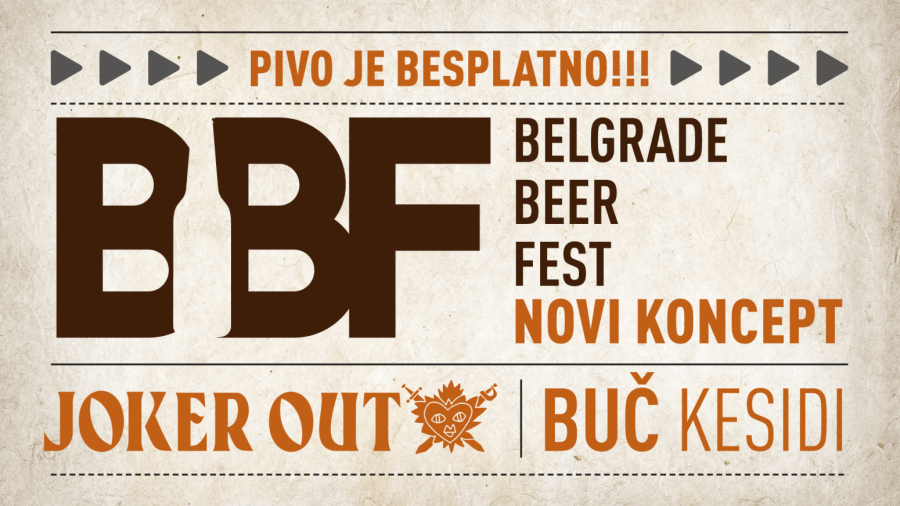 Rok revolucija na Ušću: Joker Out i Buč Kesidi stižu na Belgrade Beer Fest