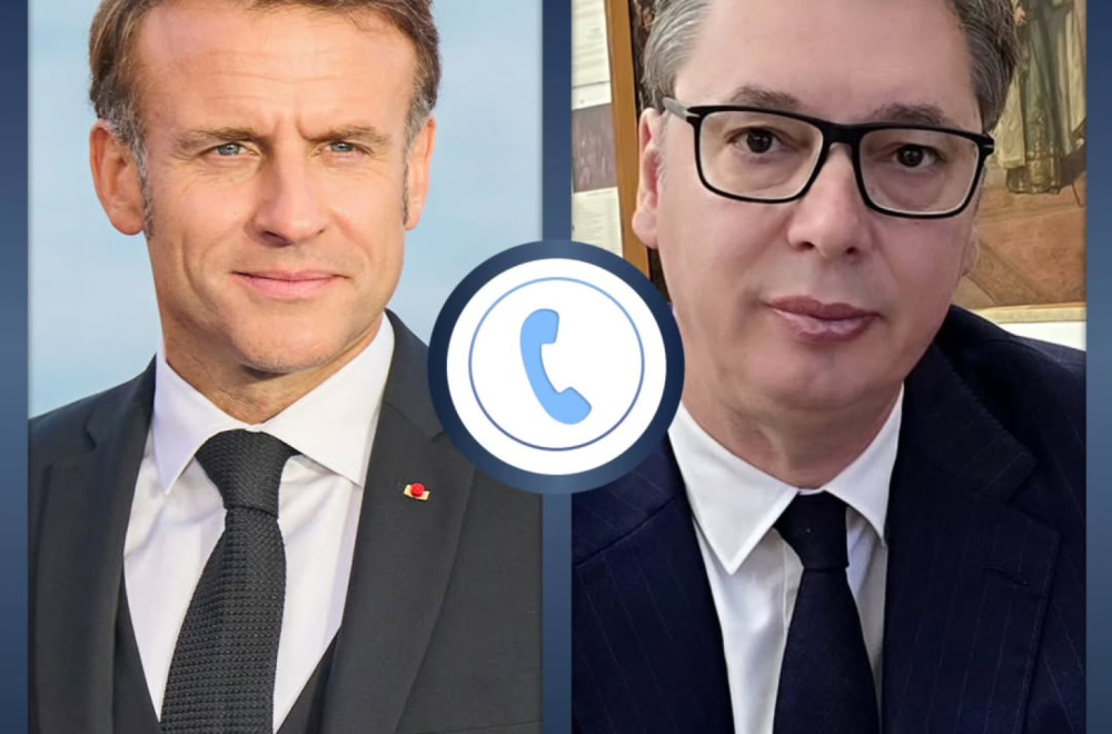 Vučić razgovarao sa Makronom: Hvala na kontinuiranoj podršci koju Francuska pruža Srbiji FOTO