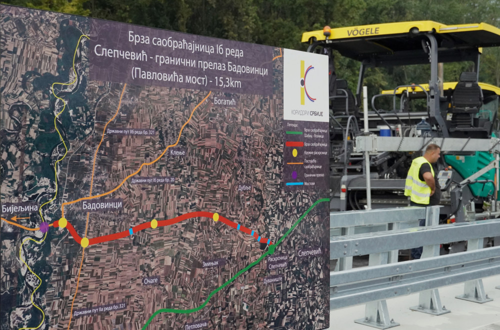 Kao na pisti za F1: Vučić obišao radove na brzoj saobraćajnici Slepčević - Badovinci FOTO/VIDEO