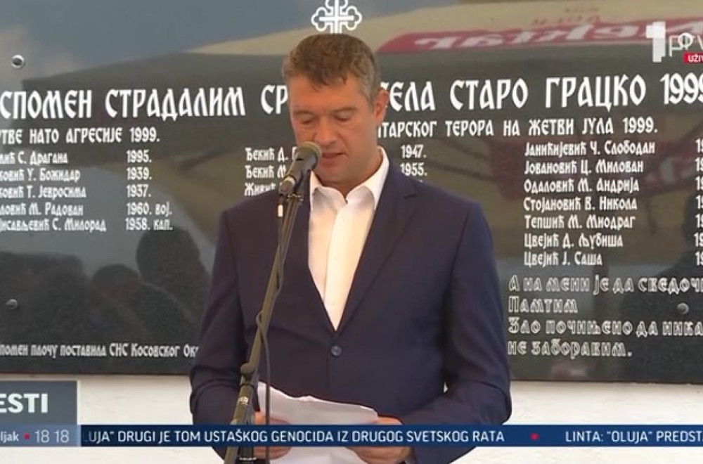 Kurti tvrdi da je Igor Popović počinio još jedno krivično delo, pored verbalnog delikta VIDEO