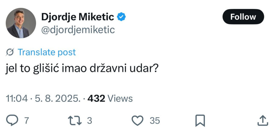 Likuju: Žele da Glišić umre; Potvrdili da su neljudi i ološi; Sramne reakcije FOTO