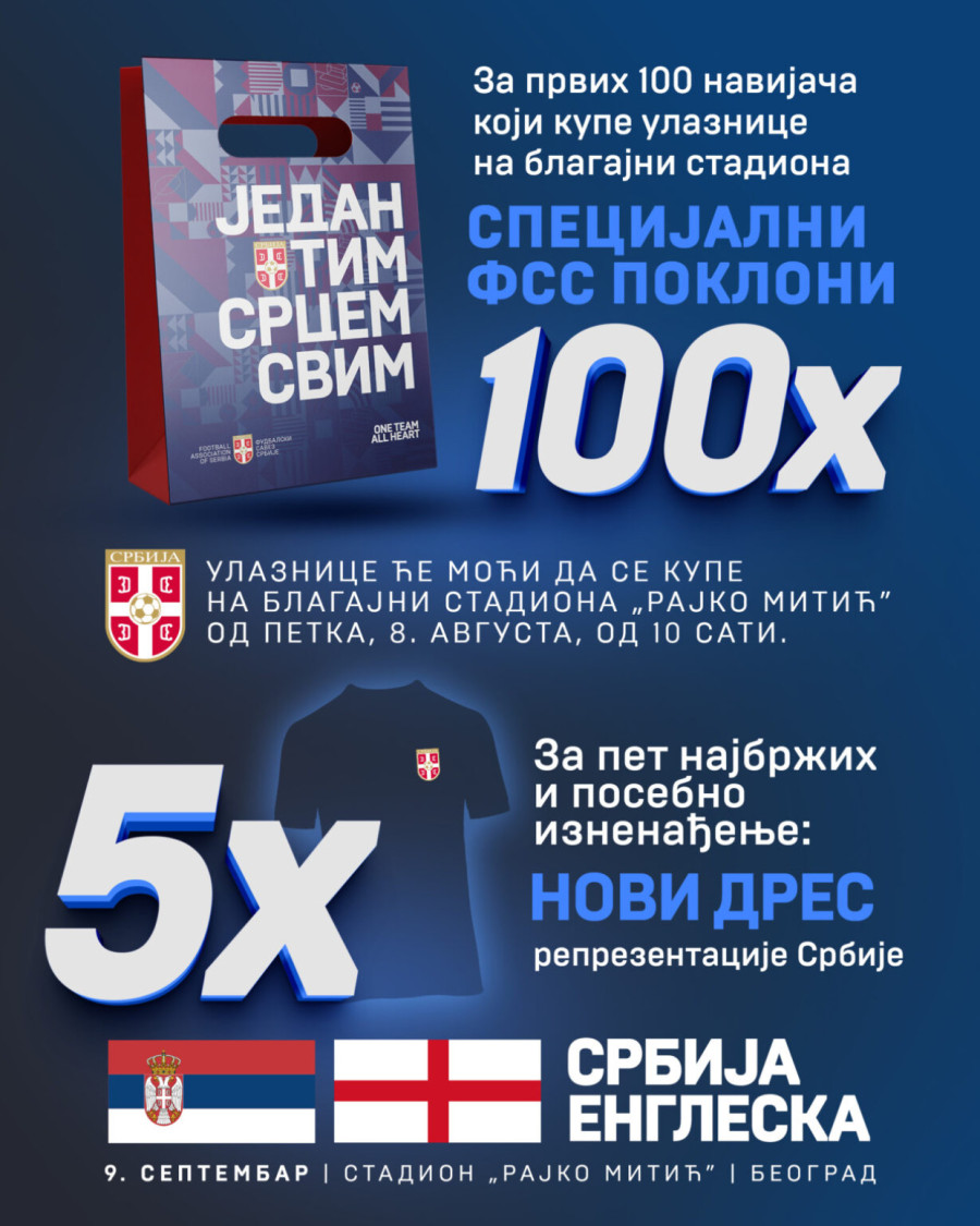 Počinje prodaja ulaznica za Englesku!