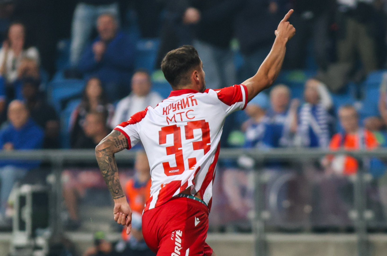 Zvezda opet vodi, opet Rade Krunić! FOTO