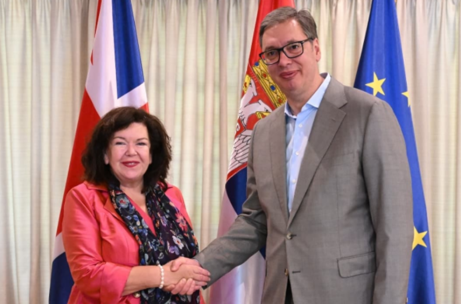 Karen Pirs i Vučić razgovarali o dijalogu Begrada i Prištine i BiH