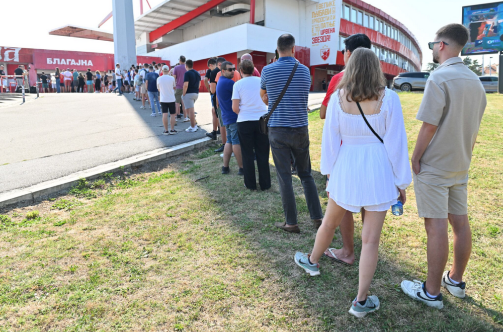 Redovi od ranog jutra zbog utakmice Srbija – Engleska VIDEO