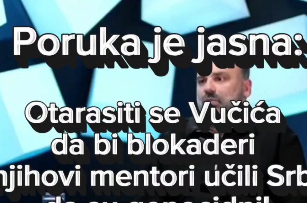 Zašto sarajevski reditelj želi pobedu blokadera? VIDEO