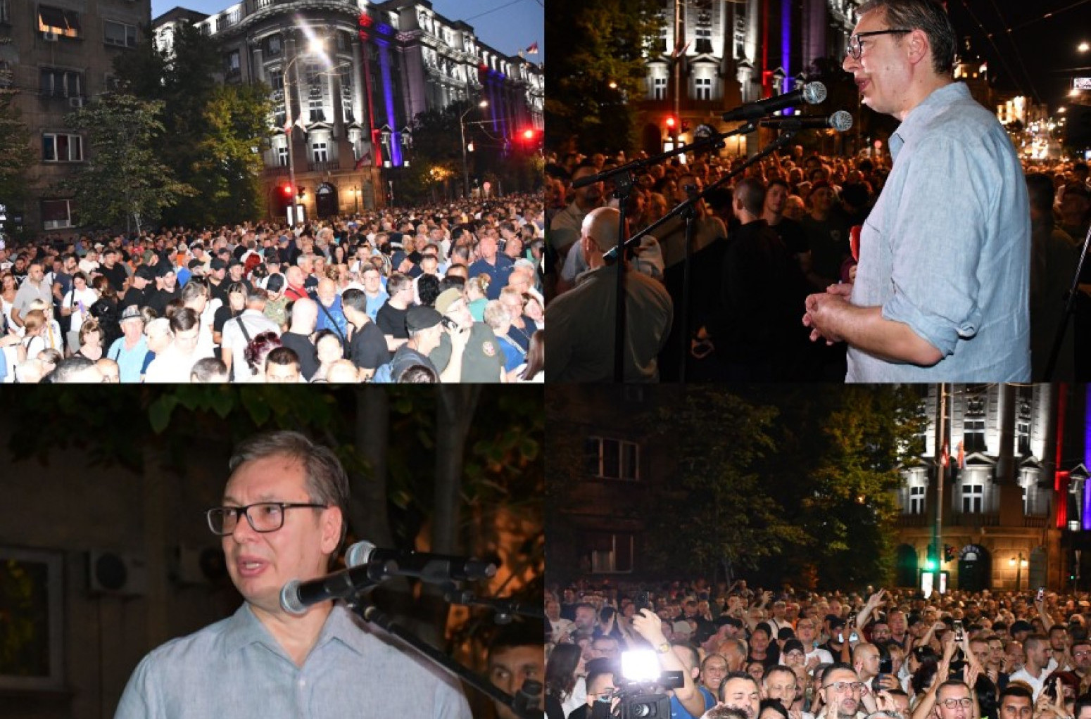 Vučić: Srbija je ustala; Mnogo naših građana povređeno u Novom Sadu; Biće nemilosrdnih promena