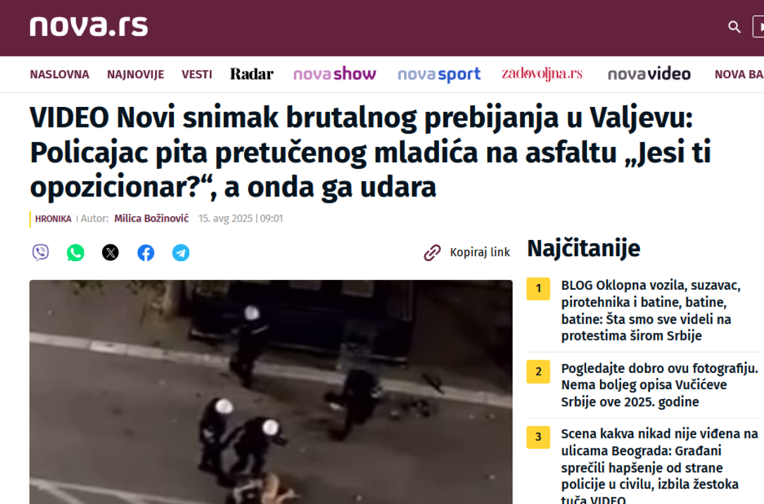 Opozicioni mediji manipulišu građanima Srbije – snimak star 5 godina predstavili kao udarnu vest dana FOTO