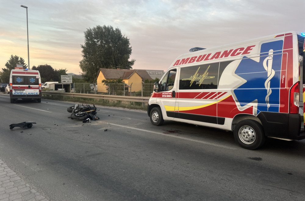 Teška saobraćajna nesreća kod Čačka: Povređen motociklista FOTO/VIDEO