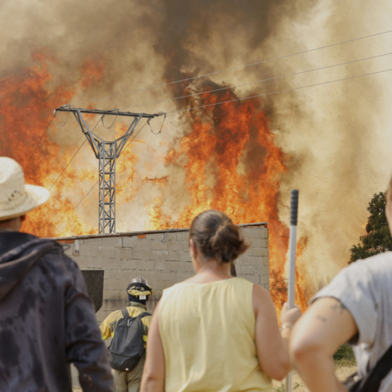 Buknuo požar kod Vršca; Izgorele vikendice
