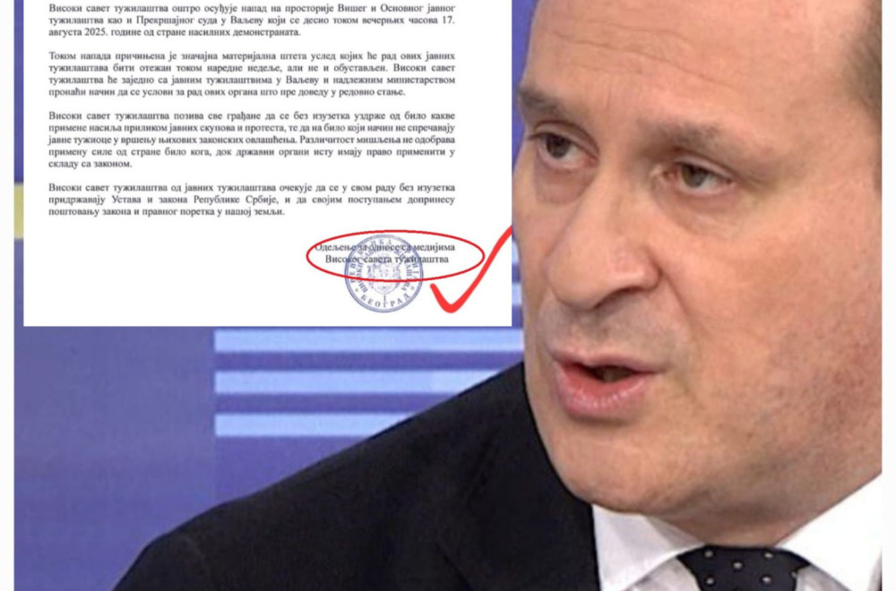 Stamenković pokazao pravo lice: Nije smeo da potpiše saopštenje u kojem se osuđuje teror blokadera