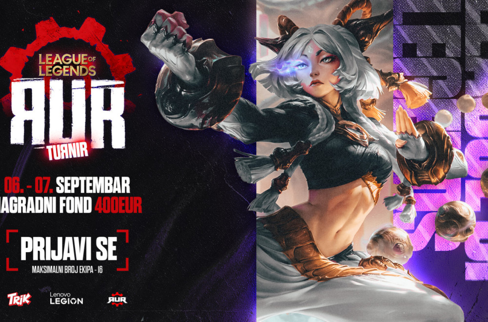 RUR vas poziva na novi LoL 5v5 turnir – Prijavite se!