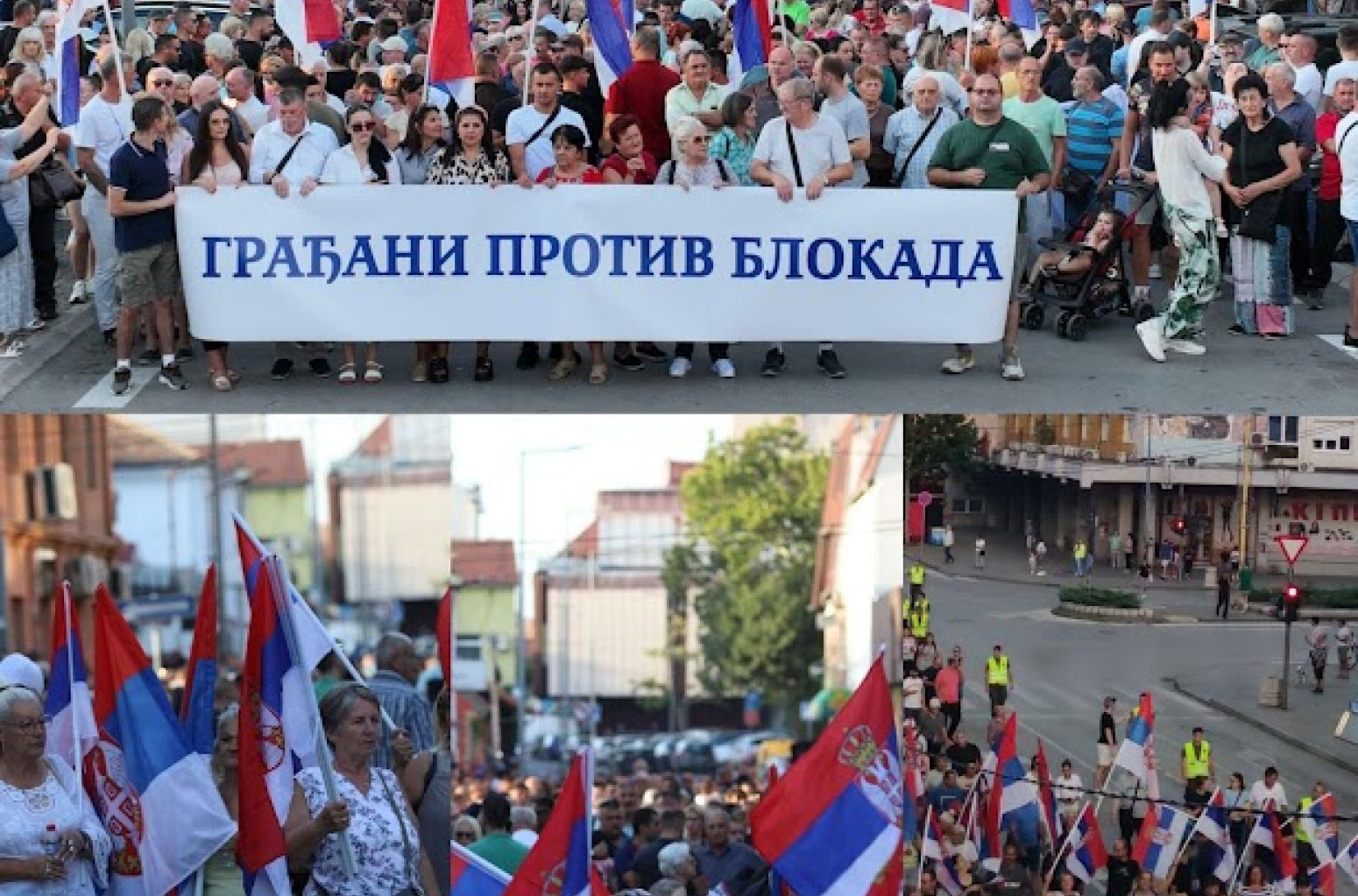 GRAĐANI PROTIV BLOKADA: Veliki broj ljudi okupio se u gradovima širom Srbije; Hoće stabilnost i mir FOTO/VIDEO