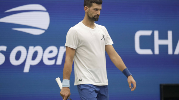 Đoković trenirao na "Artur Ešu", ali neko nedostaje