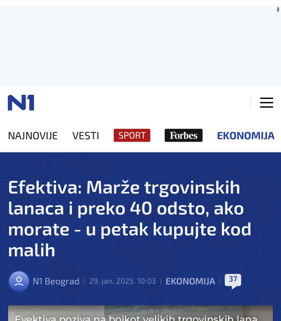 Kontradiktornost antisrpskih medija: U januaru tvrdili kako su marže trgovina ogromne, sada ih pravdaju FOTO