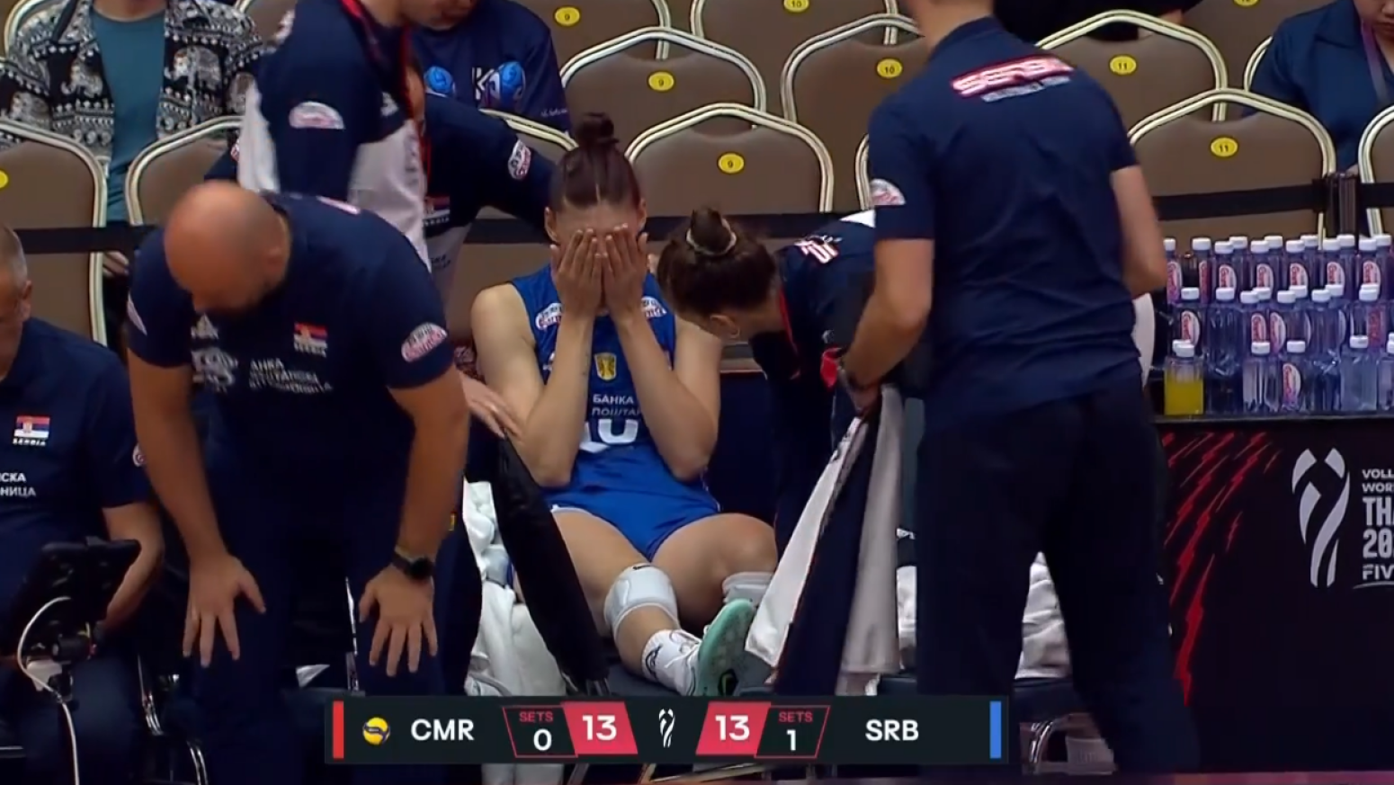 Užasne scene – Suze Tijane Bošković, zebnja u timu Srbije! FOTO