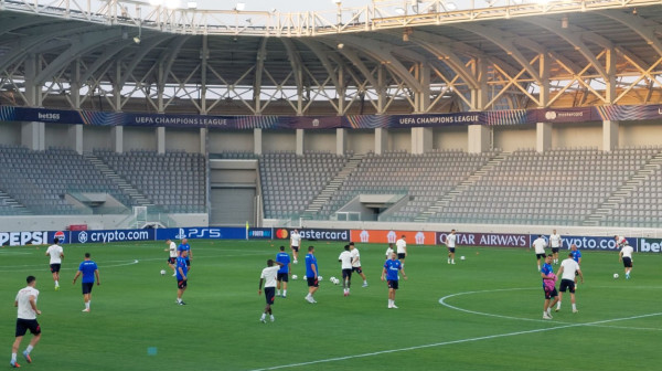 B92.sport na poslednjem treningu Zvezde: Arnautović i Radonjić spremni!