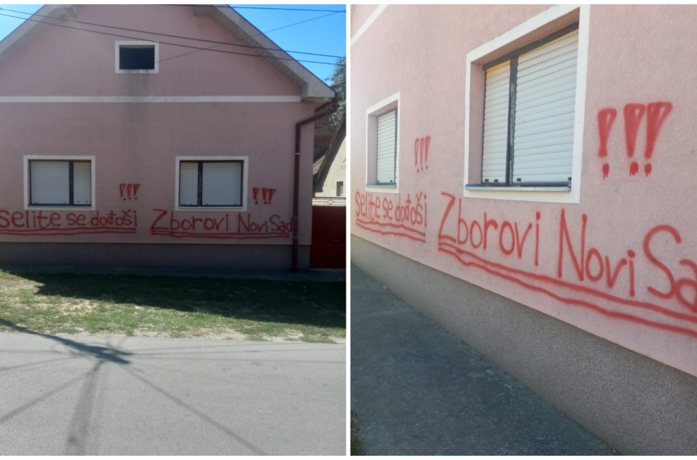 Oskrnavljena kuća studenta Vladimira Balaća; On se oglasio: Van sebe sam, smeta im što sam iz RS FOTO