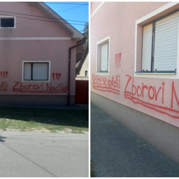 Oskrnavljena kuća studenta Vladimira Balaća; On se oglasio: Van sebe sam, smeta im što sam iz RS FOTO