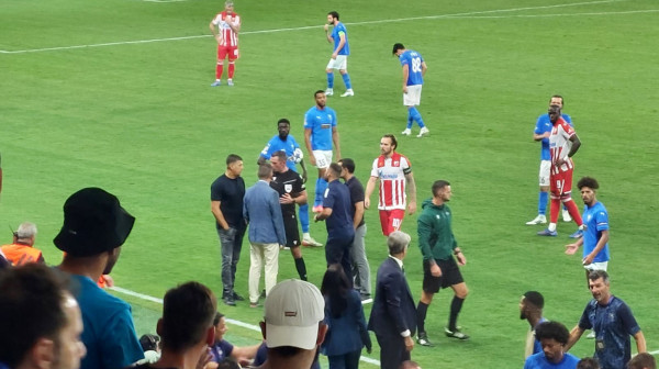 Tuča na kraju meča Zvezde i Pafosa – nikome nije jasno šta se dogodilo FOTO