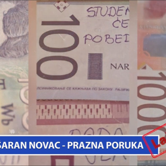 "Lažomer": Išaran novac - prazna poruka VIDEO