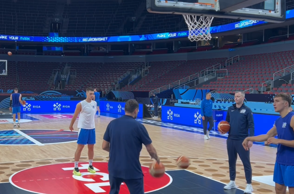 Srbija završila poslednje pripreme pred početak Evrobasketa VIDEO