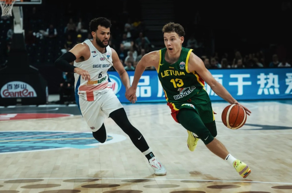 Litvanija dominantno sa Britancima - nije slušao šut, ali "zid" u reketu je odradio posao