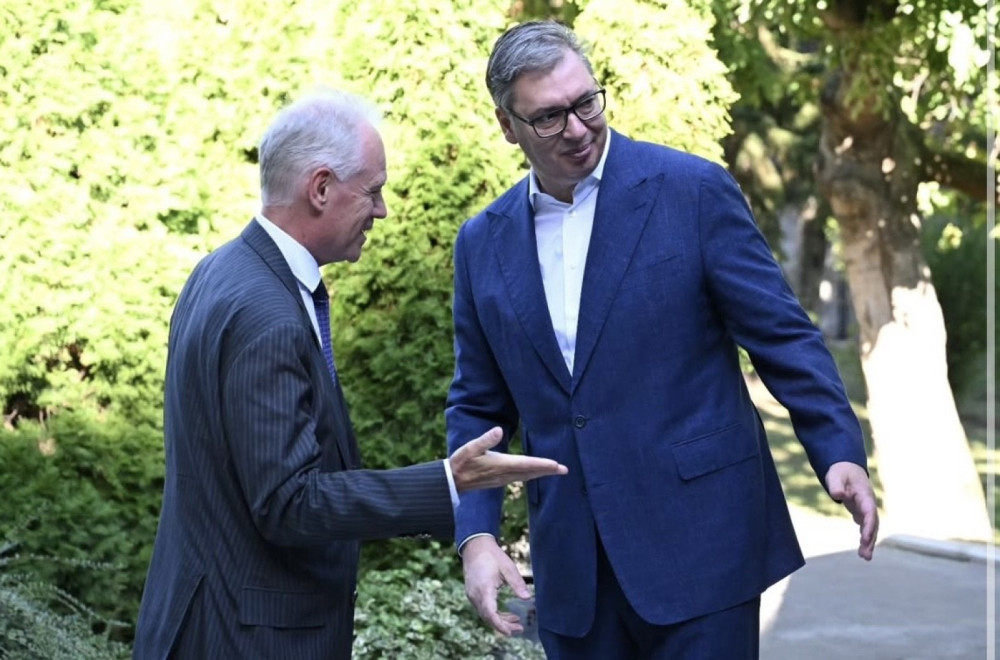 Vučić sa generalnim direktorom Direktorata Evropske komisije za susedstvo i pregovore o proširenju FOTO