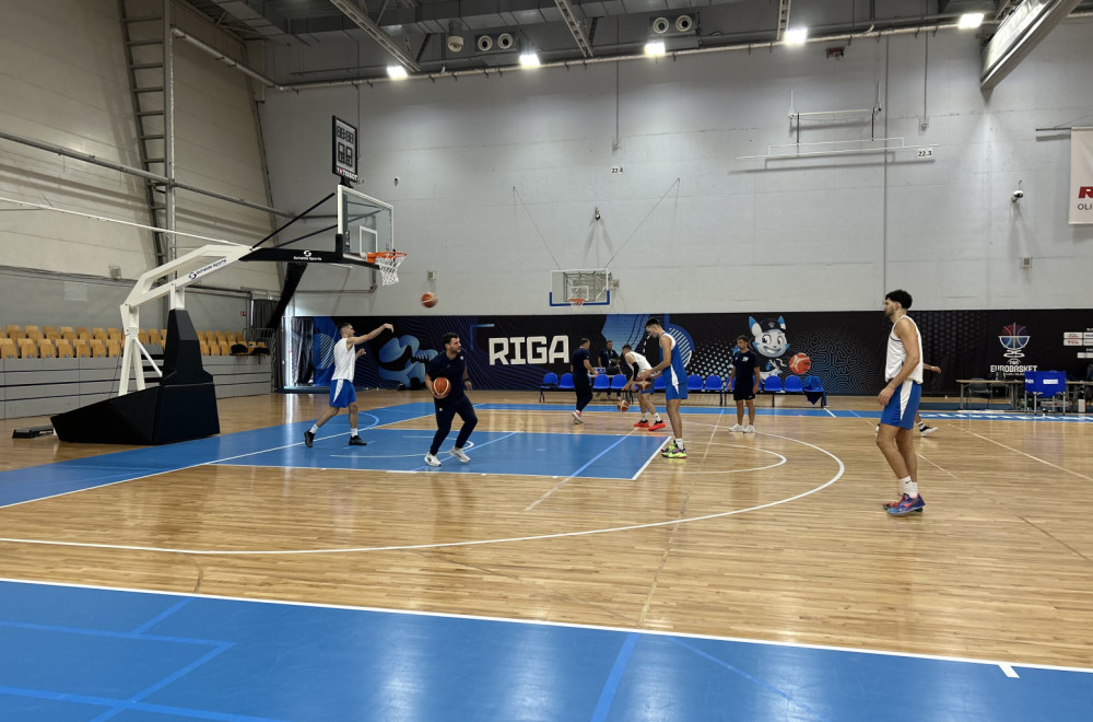 B92.sport u Rigi: "Snajperisti" na treningu Srbije VIDEO