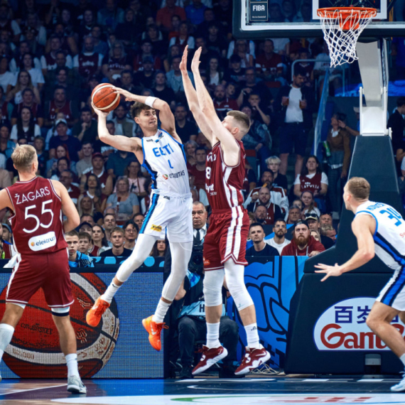 Letonija preživela dramu – Porzingis srušio Estoniju VIDEO