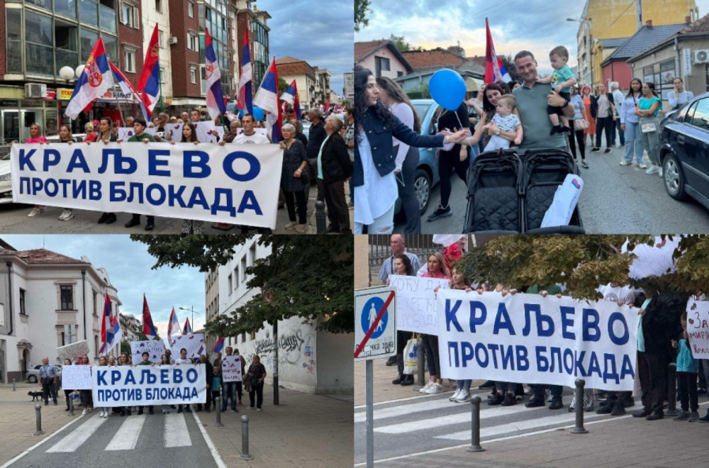 Kraljevo poslalo poruku: Građani ustali protiv blokada; Traže normalan život FOTO/VIDEO