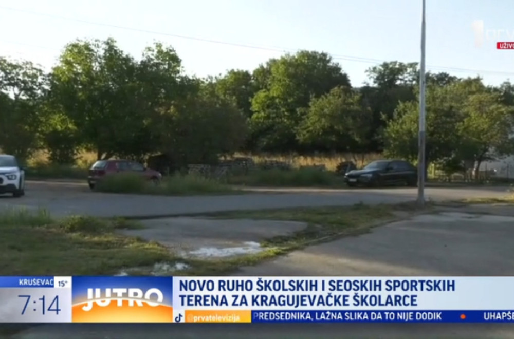 Uređuju se školski i seoski tereni u Kragujevcu VIDEO