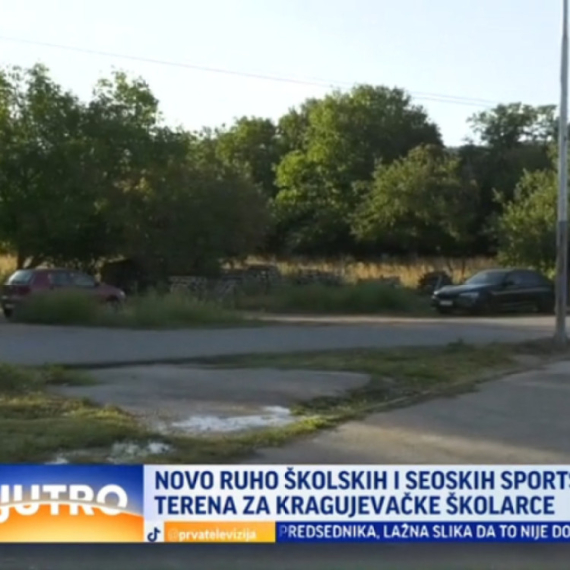Uređuju se školski i seoski tereni u Kragujevcu VIDEO