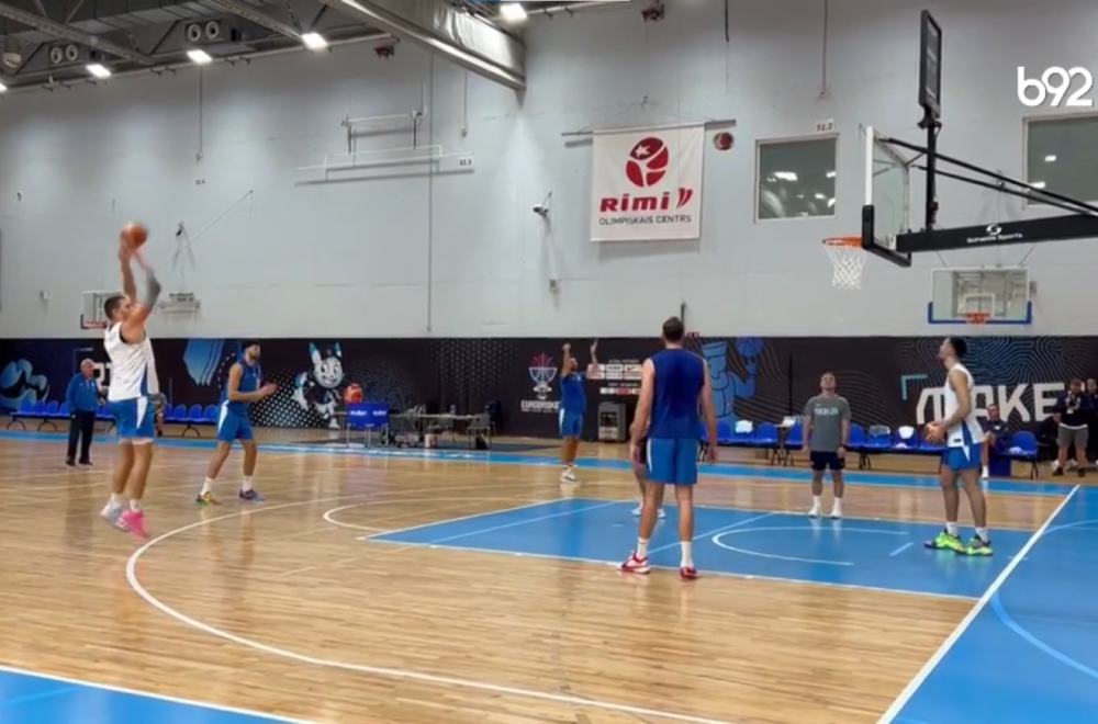 B92.sport na treningu Srbije: Jokić raspoložen, "Orlovi" su spremni za Češku VIDEO