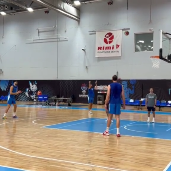 B92.sport na treningu Srbije: Jokić raspoložen, "Orlovi" su spremni za Češku VIDEO