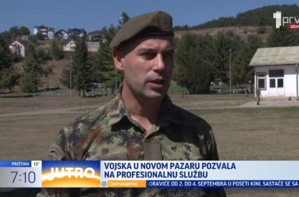 Vojska u Novom Pazaru pozvala na profesionalnu službu VIDEO
