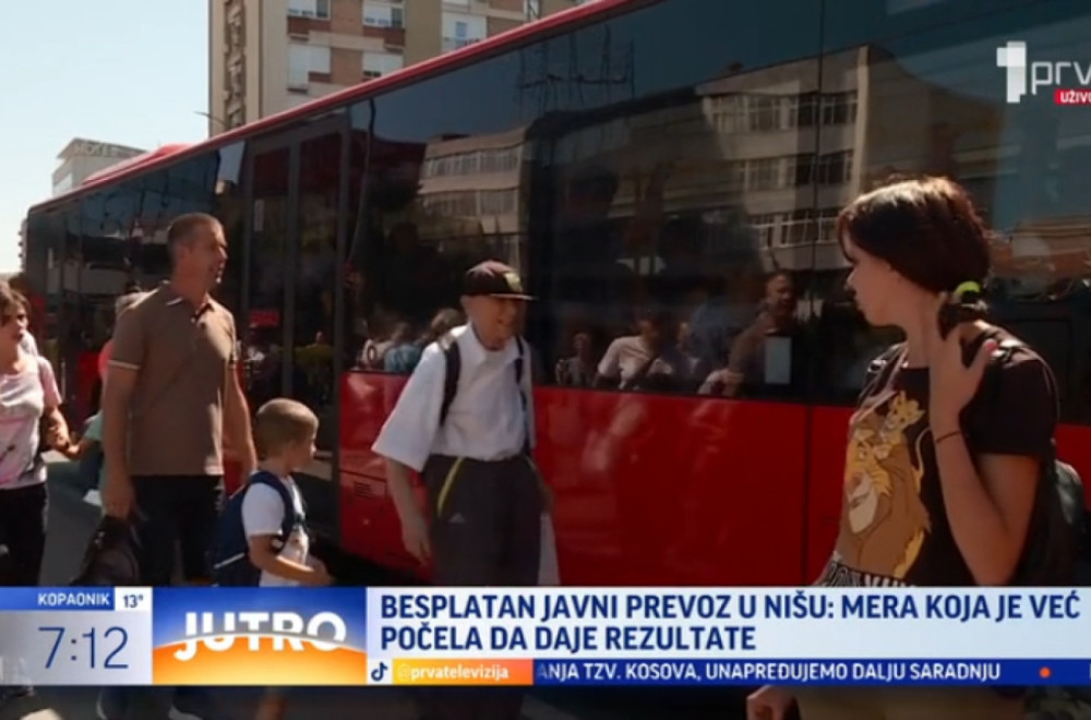 Besplatan javni prevoz u Nišu VIDEO