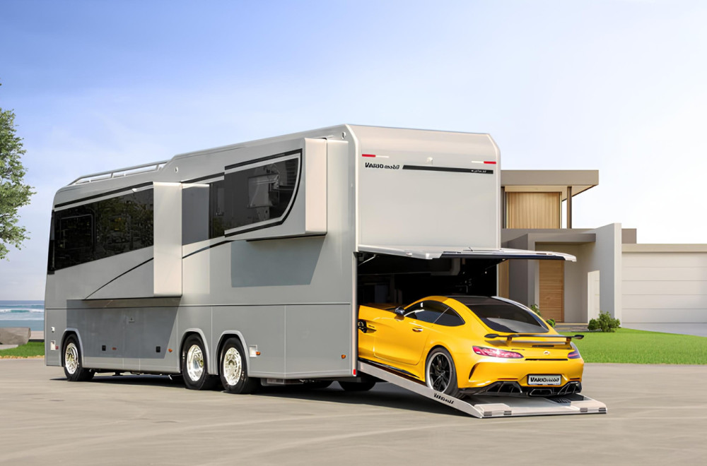 Najluksuzniji kamper ikada – košta 2,8 miliona evra i ima garažu za automobil! FOTO