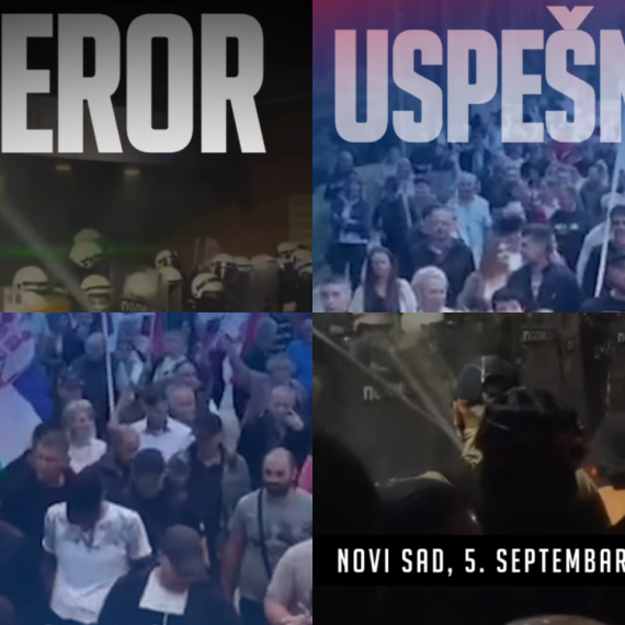 Dva lica naše zemlje: "Srbija rada i Srbija nade uvek pobeđuju!" VIDEO