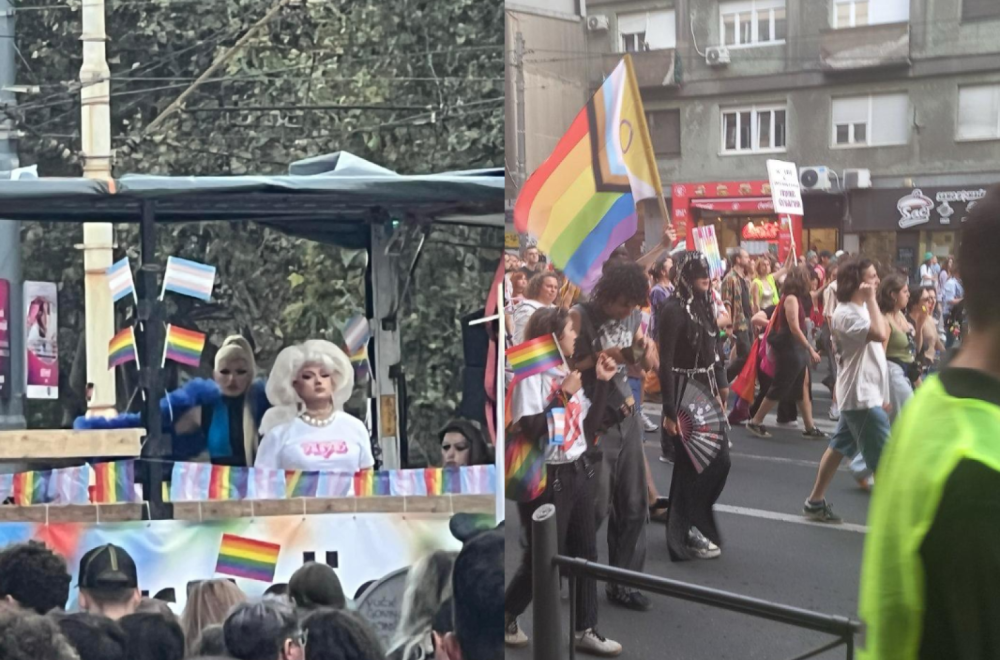 Sramno ponašanje na blokaderskom Prajdu: Zar je i ovo za žrtve pada nadstrešnice? FOTO