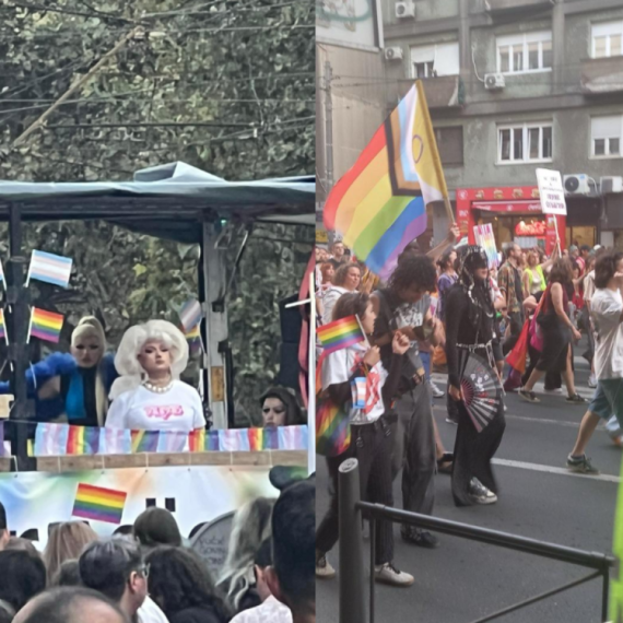 Sramno ponašanje na blokaderskom Prajdu: Zar je i ovo za žrtve pada nadstrešnice? FOTO